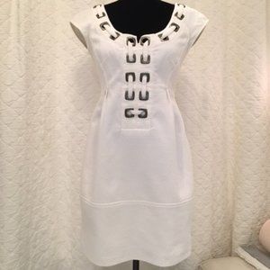 🌟Host Pick🌟NANETTE LEPORE textured white dress